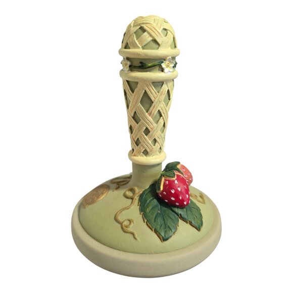 Vintage 1995 Brown Bag Cookie Art Clay Cookie Stamp #3 Strawberries - Picture 5 of 8